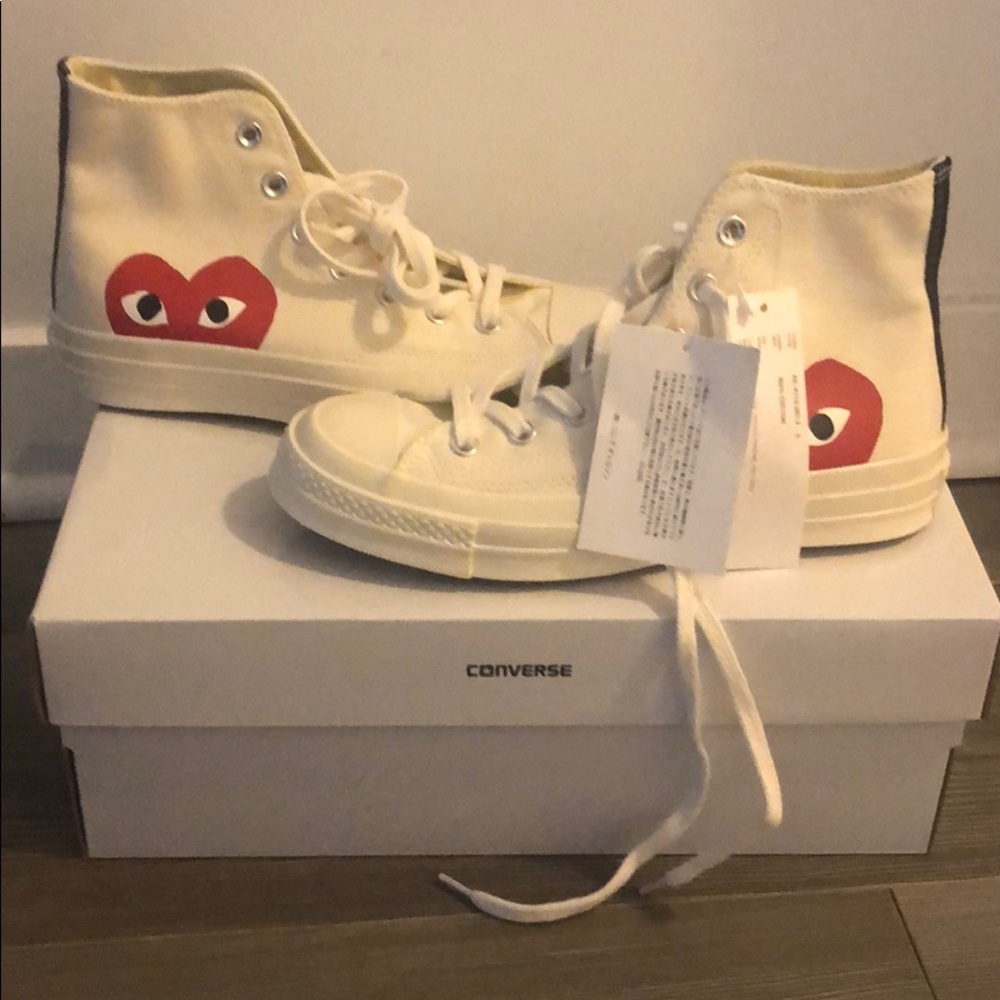 CDG converse shoes